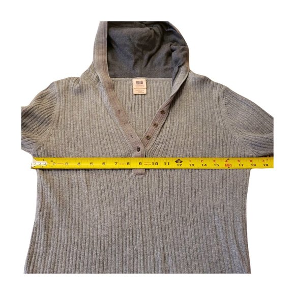 Faded Glory 4 Button Long Sleeve Hoodie - Picture 10 of 12